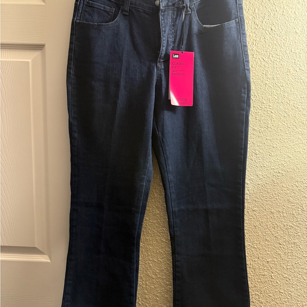 Lee Blue Straight Leg Jeans Classic Design